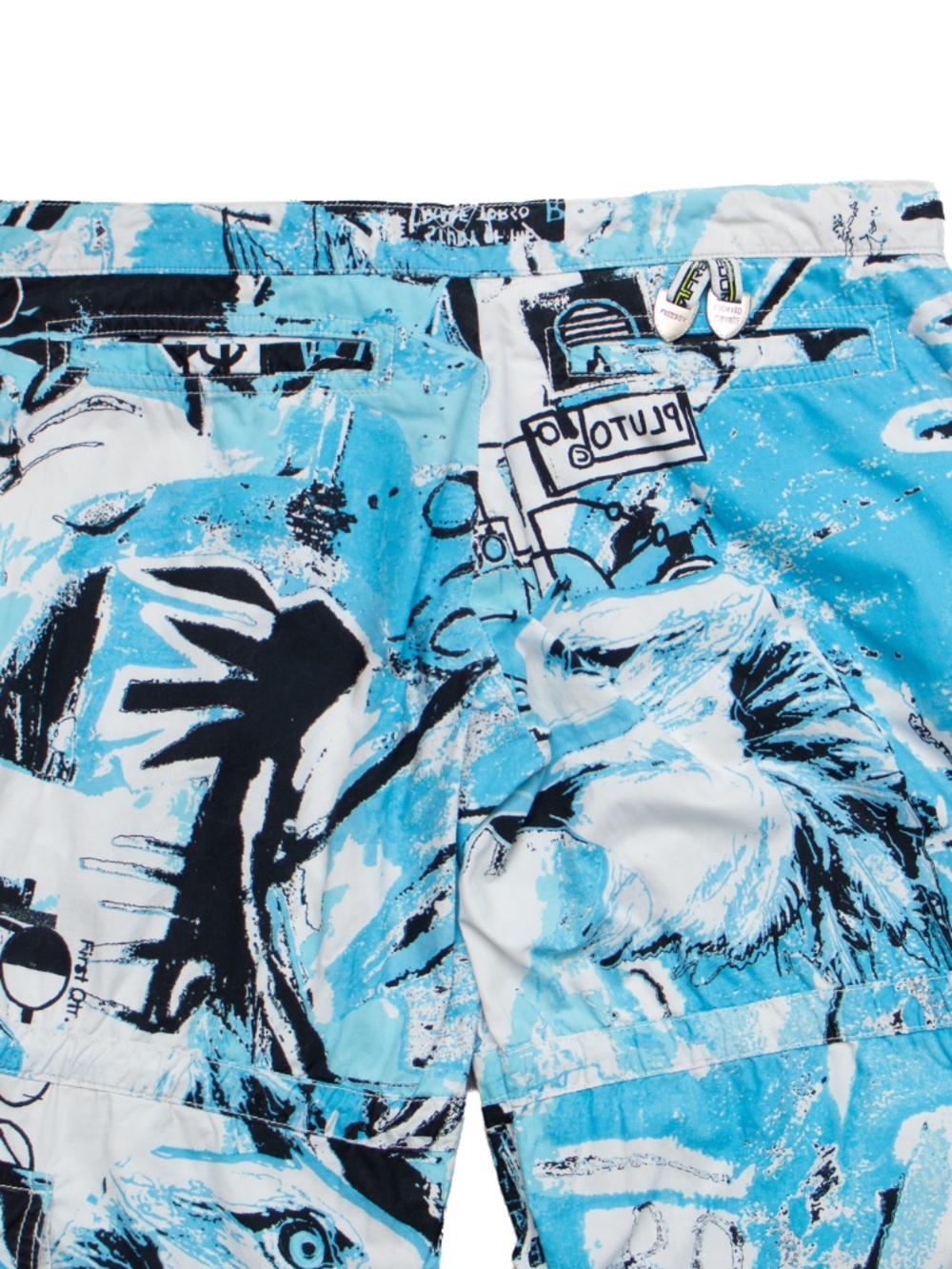 Roberto Cavalli Freedom Cargo Pants Blue Graphic Print Utility Joggers Size 42 - Picture 7 of 11